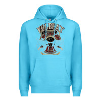 Ocean Blue volbeat est.2001 Premium Hoodie - linhVisuals