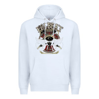White volbeat est.2001 Premium Hoodie - linhVisuals