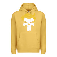 Antique Gold trump skull Premium Hoodie - linhVisuals