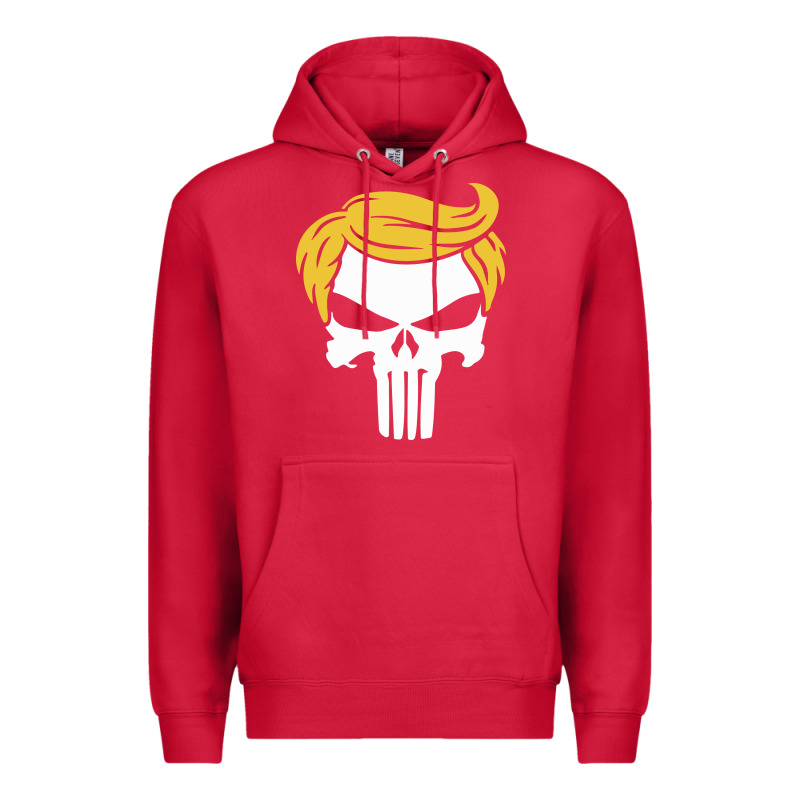 Trump Skull Premium Hoodie by linhVisuals | Teevron