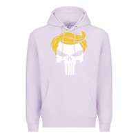Lilac trump skull Premium Hoodie - linhVisuals