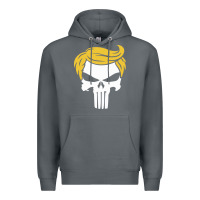 Rock trump skull Premium Hoodie - linhVisuals