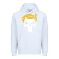 White trump skull Premium Hoodie - linhVisuals