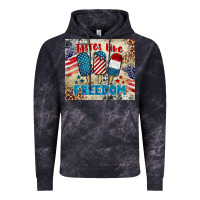Cloud Black tastes like freedom 4th of july Vintage Hoodie - BarkalooDesign