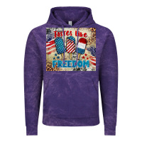 Cloud Purple tastes like freedom 4th of july Vintage Hoodie - BarkalooDesign