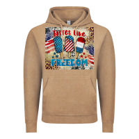 Vintage Coffee tastes like freedom 4th of july Vintage Hoodie - BarkalooDesign