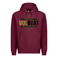 Burgundy volbeat wake up baby Premium Hoodie - linhVisuals