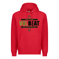 Red volbeat wake up baby Premium Hoodie - linhVisuals