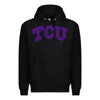 Black Texas Christian University Premium Hoodie - linhVisuals