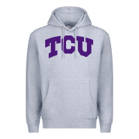 Heather Grey Texas Christian University Premium Hoodie - linhVisuals