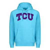 Ocean Blue Texas Christian University Premium Hoodie - linhVisuals