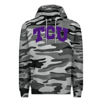 Slate Camo Texas Christian University Premium Hoodie - linhVisuals