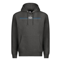 Charcoal Heather Seton Hall University Premium Hoodie - linhVisuals