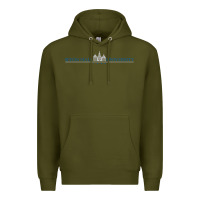 Army Green Seton Hall University Premium Hoodie - linhVisuals