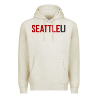 Oatmeal Heather Seattle University Premium Hoodie - linhVisuals