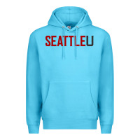 Ocean Blue Seattle University Premium Hoodie - linhVisuals