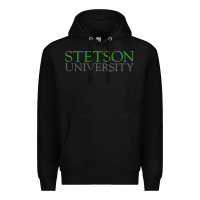 Black Stetson University Premium Hoodie - linhVisuals