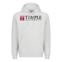 Dove Grey Temple University Premium Hoodie - linhVisuals