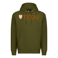 Army Green The University of Texas Austin Premium Hoodie - linhVisuals
