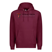 Burgundy Texas Tech University Premium Hoodie - linhVisuals