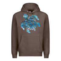 Coffee ocean sea turtle Premium Hoodie - linhVisuals