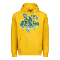 Lemon ocean sea turtle Premium Hoodie - linhVisuals