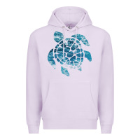 Lilac ocean sea turtle Premium Hoodie - linhVisuals