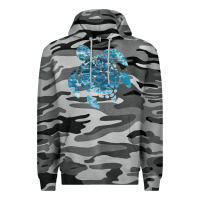 Slate Camo ocean sea turtle Premium Hoodie - linhVisuals