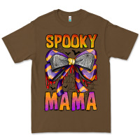 Cacao Spooky Mama Premium Tee - CowhideDigitalArt