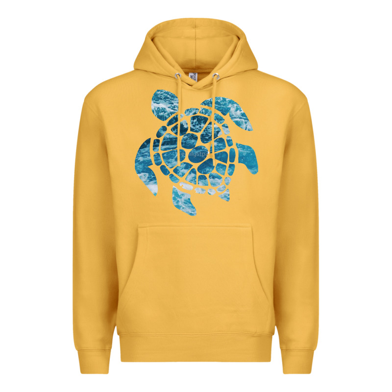 Ocean Sea Turtle Premium Hoodie by linhVisuals | Teevron