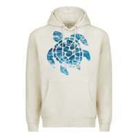 Oatmeal Heather ocean sea turtle Premium Hoodie - linhVisuals