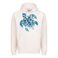 Pale Pink ocean sea turtle Premium Hoodie - linhVisuals