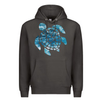 Smoke ocean sea turtle Premium Hoodie - linhVisuals