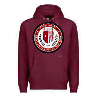 Burgundy Stony Brook University Premium Hoodie - linhVisuals