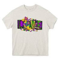 Cream mardi gras love Heavy Core Tee - FaDigitalArtStudio