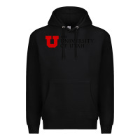 Black The University of Utah Premium Hoodie - linhVisuals