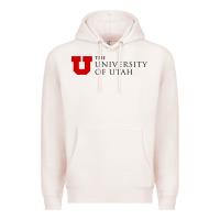 Pale Pink The University of Utah Premium Hoodie - linhVisuals