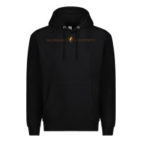 Black Valparaiso University Premium Hoodie - linhVisuals