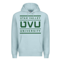 Blue Mist Utah Valley University Premium Hoodie - linhVisuals