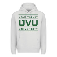 Dove Grey Utah Valley University Premium Hoodie - linhVisuals