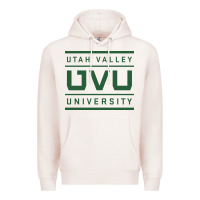 Pale Pink Utah Valley University Premium Hoodie - linhVisuals