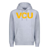 Heather Grey Virginia Commonwealth University Premium Hoodie - linhVisuals