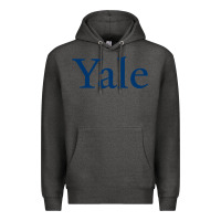 Charcoal Heather Yale University Premium Hoodie - linhVisuals