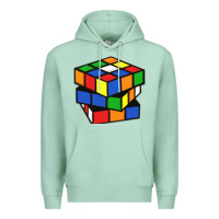 Seafoam rubik cube Premium Hoodie - linhVisuals