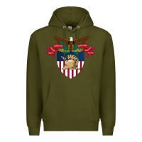 Army Green United States Military Academy West Point Premium Hoodie - linhVisuals