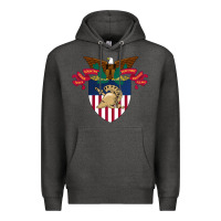 Charcoal Heather United States Military Academy West Point Premium Hoodie - linhVisuals