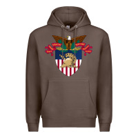 Coffee United States Military Academy West Point Premium Hoodie - linhVisuals