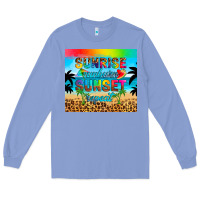 Colony Blue sunrise sunburn sunset repeat Long Sleeve Tee - Artiststas