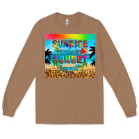 Toasted Coconut sunrise sunburn sunset repeat Long Sleeve Tee - Artiststas
