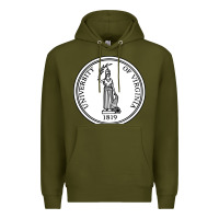 Army Green University of Virginia Premium Hoodie - linhVisuals